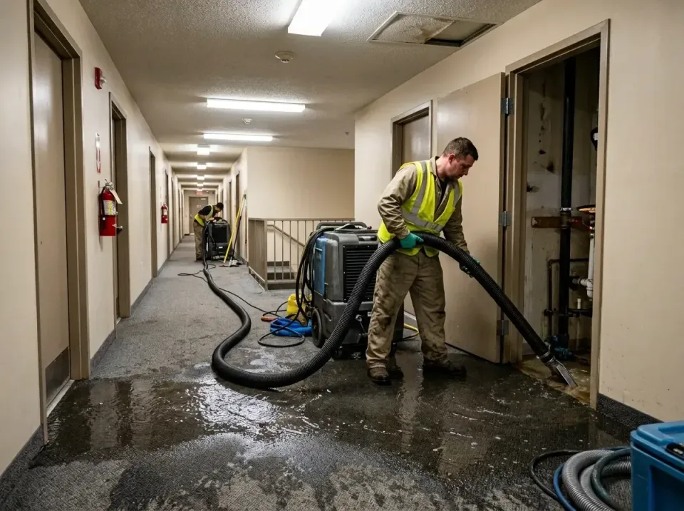 multi-unit-apartment-hallway-f-005 — frequently asked questions, Emergency Burst Pipe Water Extraction & Removal in Fairburn…